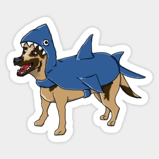 Shark Doggo Sticker